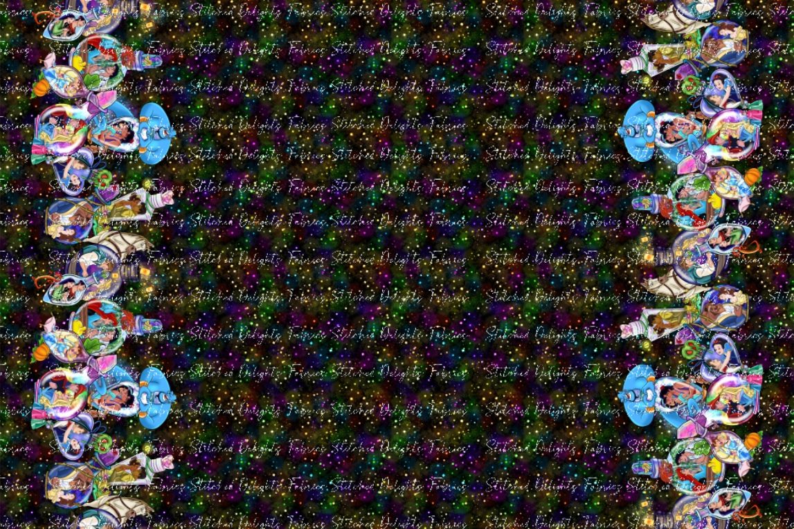 Love Potions Dark Lights Double Border