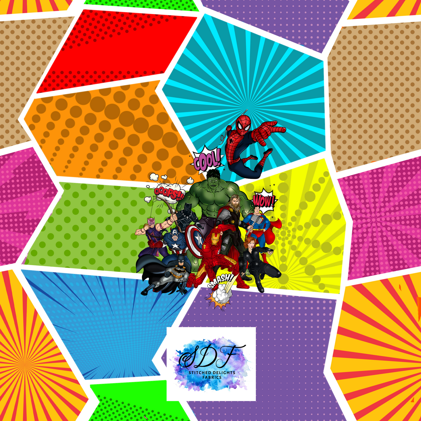 Comic Book Heroes Panel