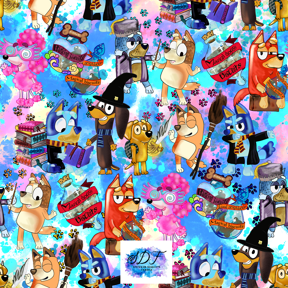 Pups At Magic School Splatter