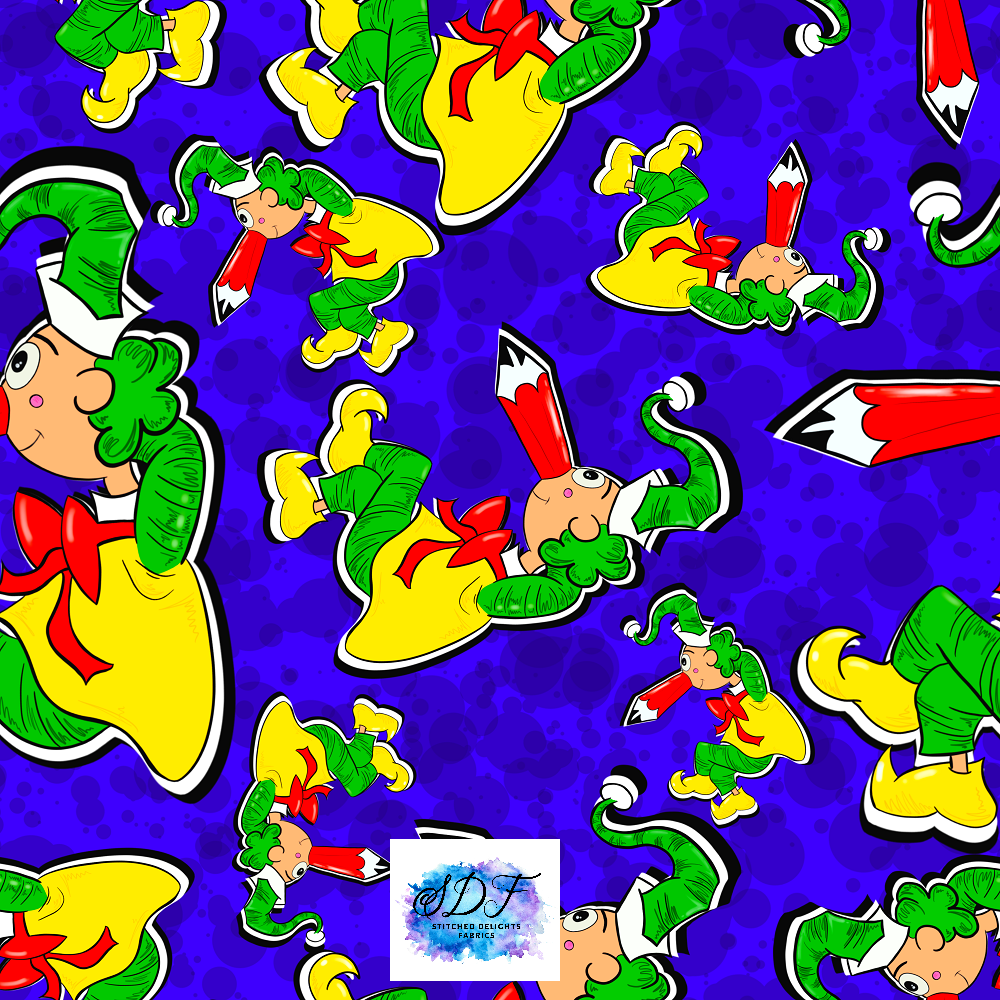 Mr Squiggle Blue