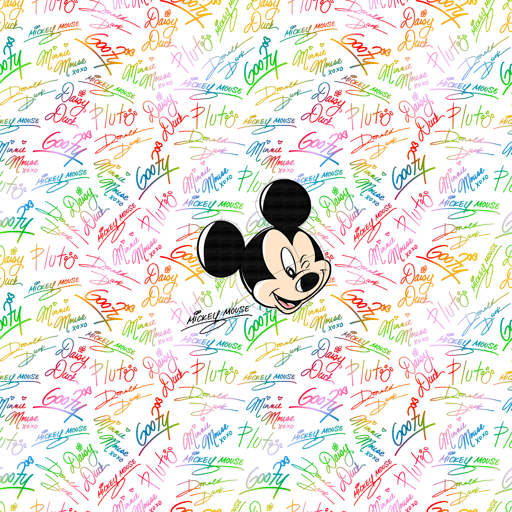 Mickey Autographs Panel CL