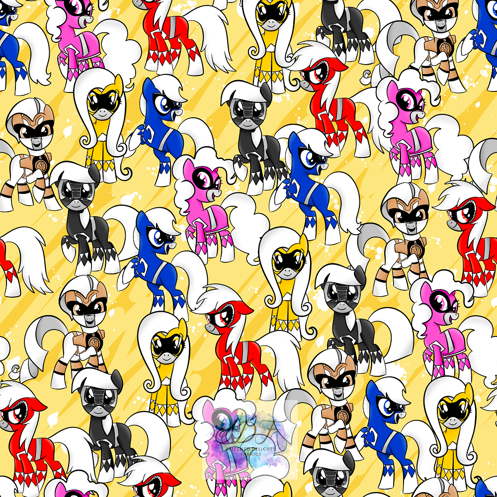 Power Ponies Stacked Yellow