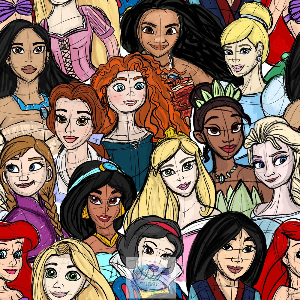 Princesses Sketched