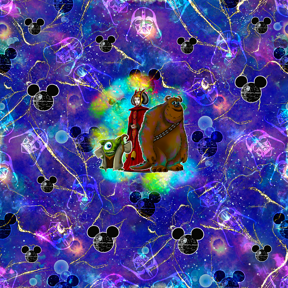 Princess Leia Galaxy Panel