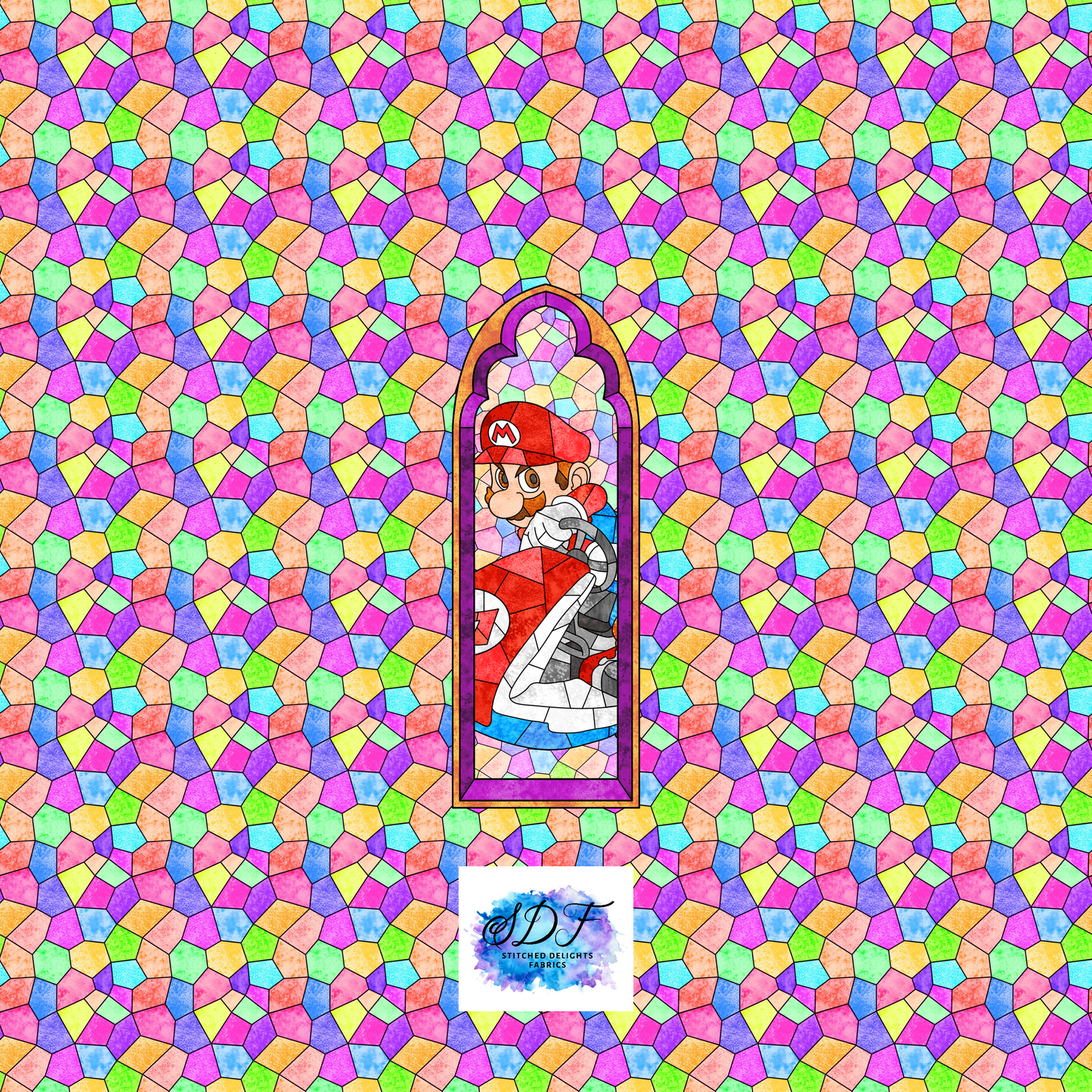 Mario Racing Rainbow Panel