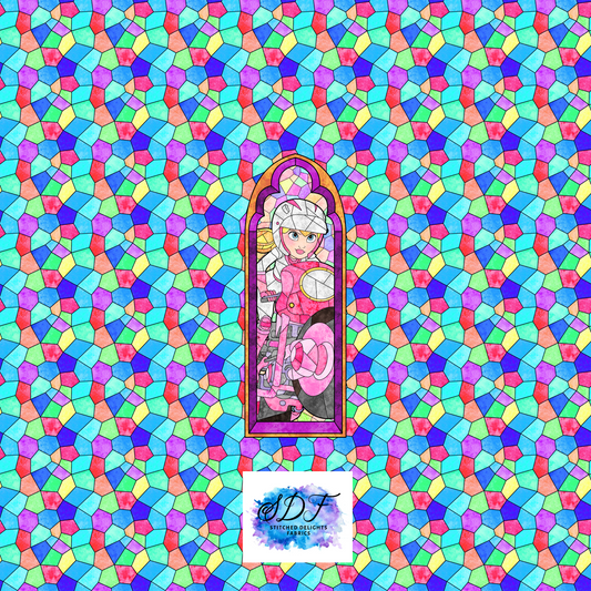 Peach Racing Blue Panel