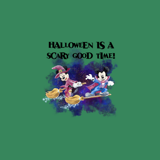 Halloween Mouse Green Panel
