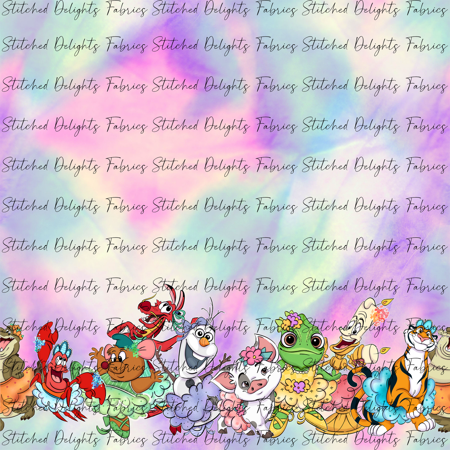 Dancing Border Print 2