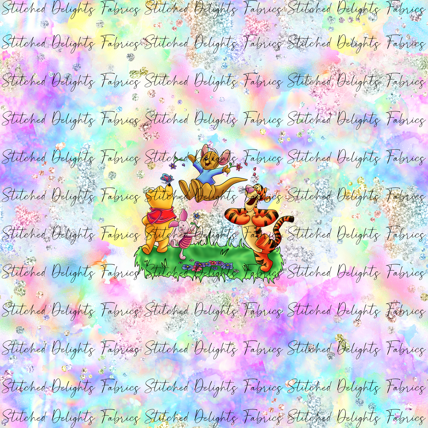 Springtime Pooh Panel 6