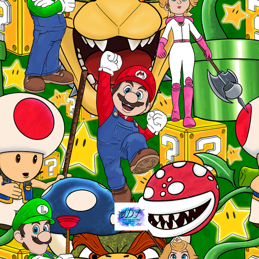 Plumbers Gang Stacked Green