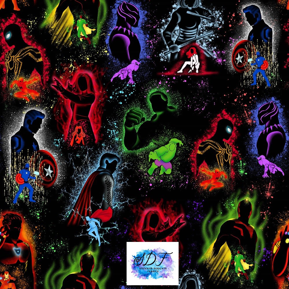 Avengers Silhouettes Mixed