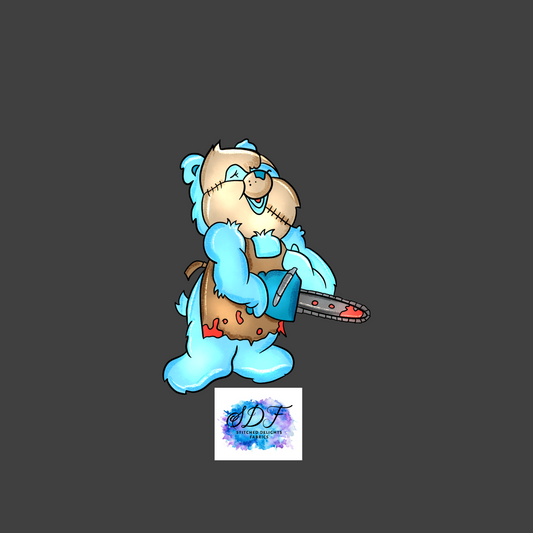 Chainsaw Horror Bear Panel