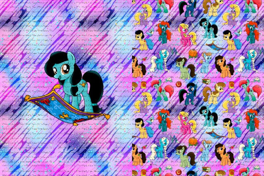 Princess Ponies Agrabah Pony Blanket Panels