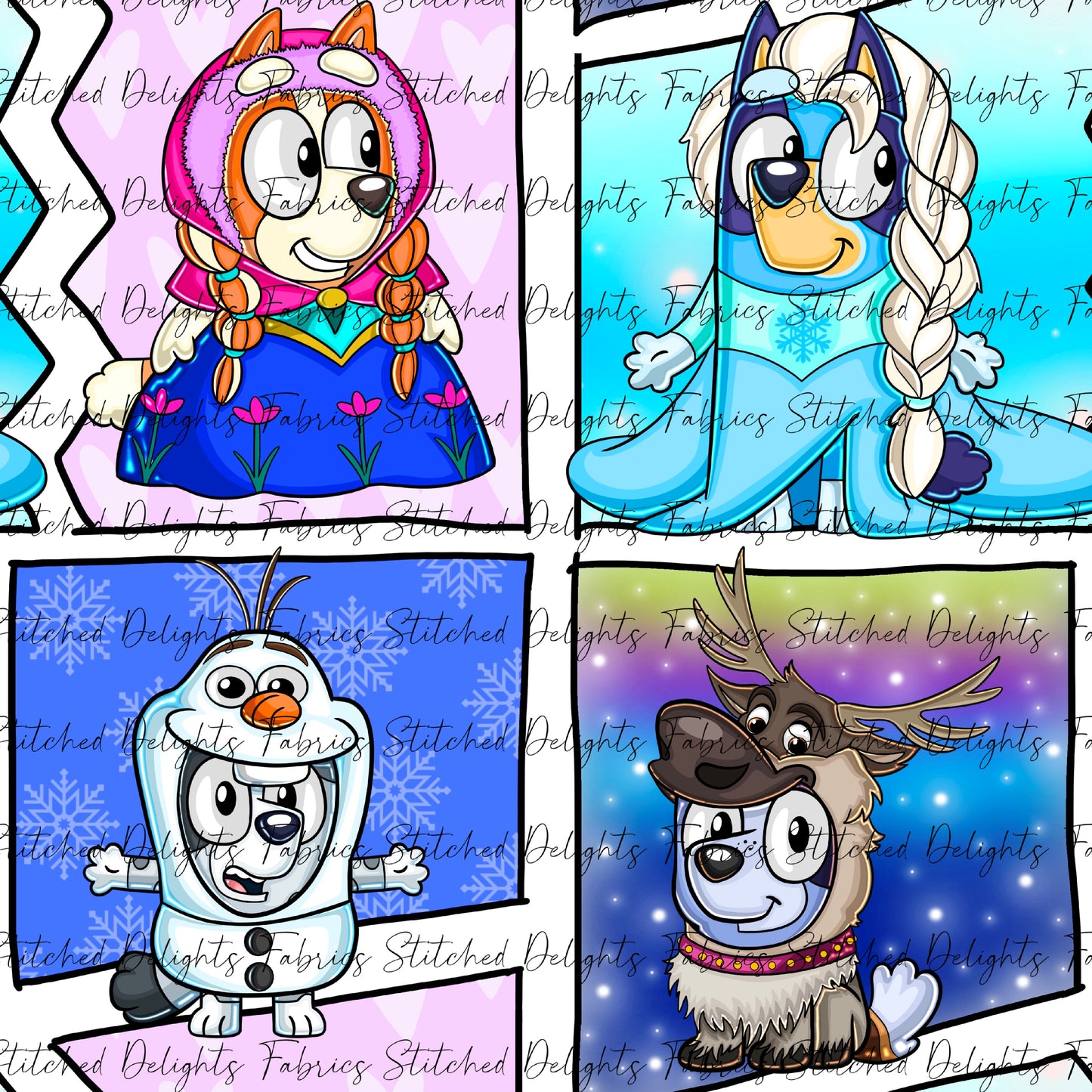 Dog Frozen Comic