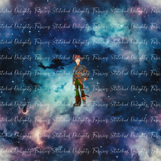 HTTYD Galaxy Clouds Hiccup Panel
