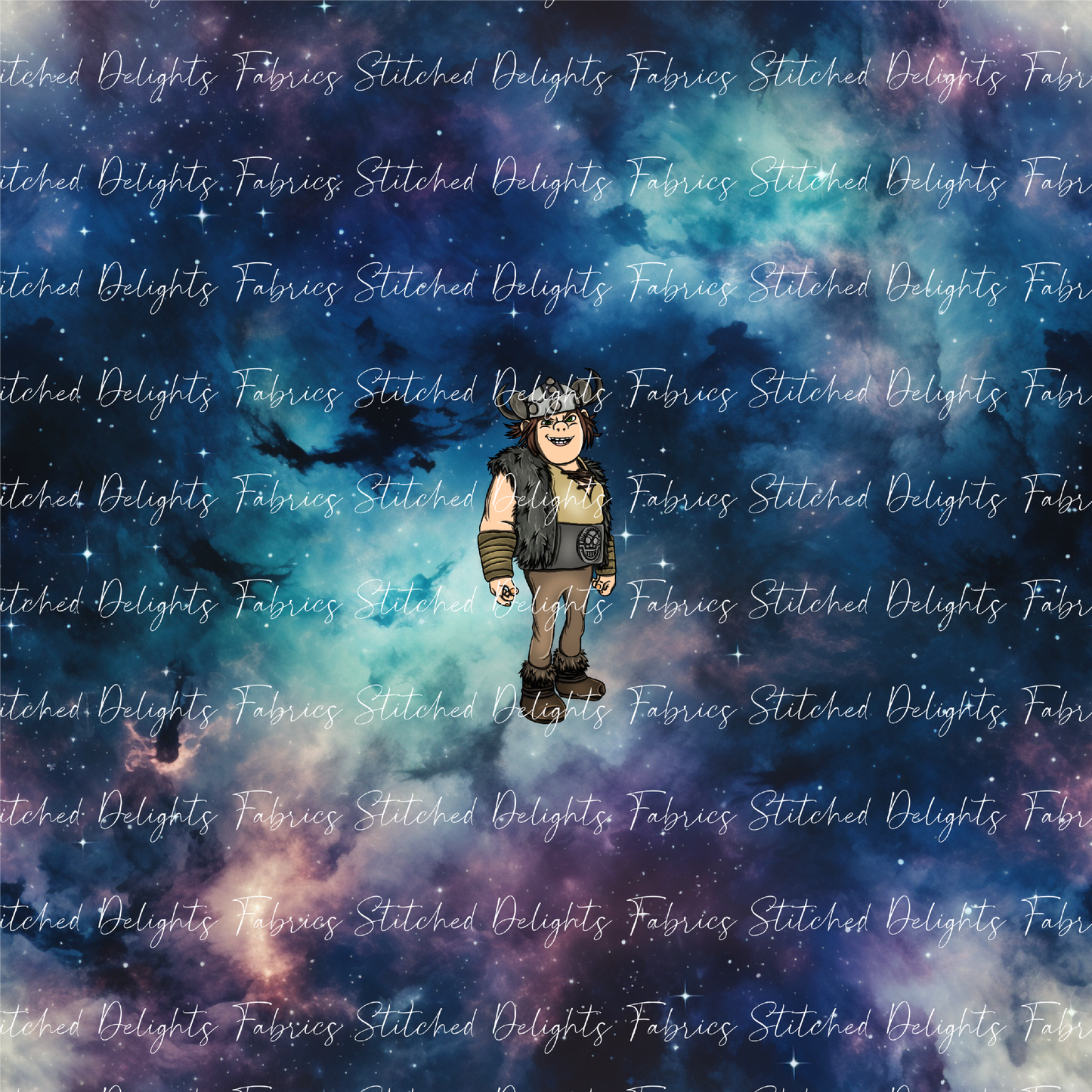 HTTYD Galaxy Clouds Snotlout Panel