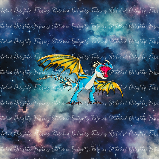 HTTYD Galaxy Clouds Stormfly Panel
