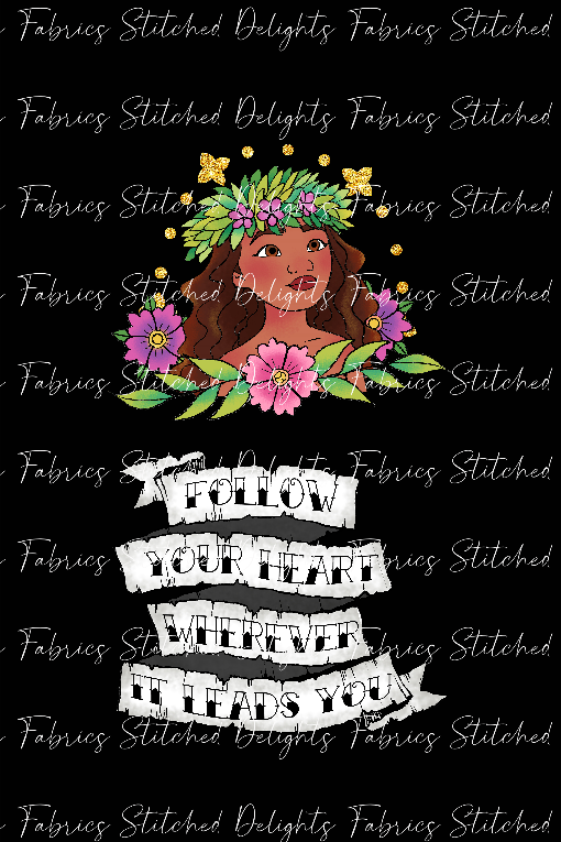 Princess Tattoos Moana Blanket Panels