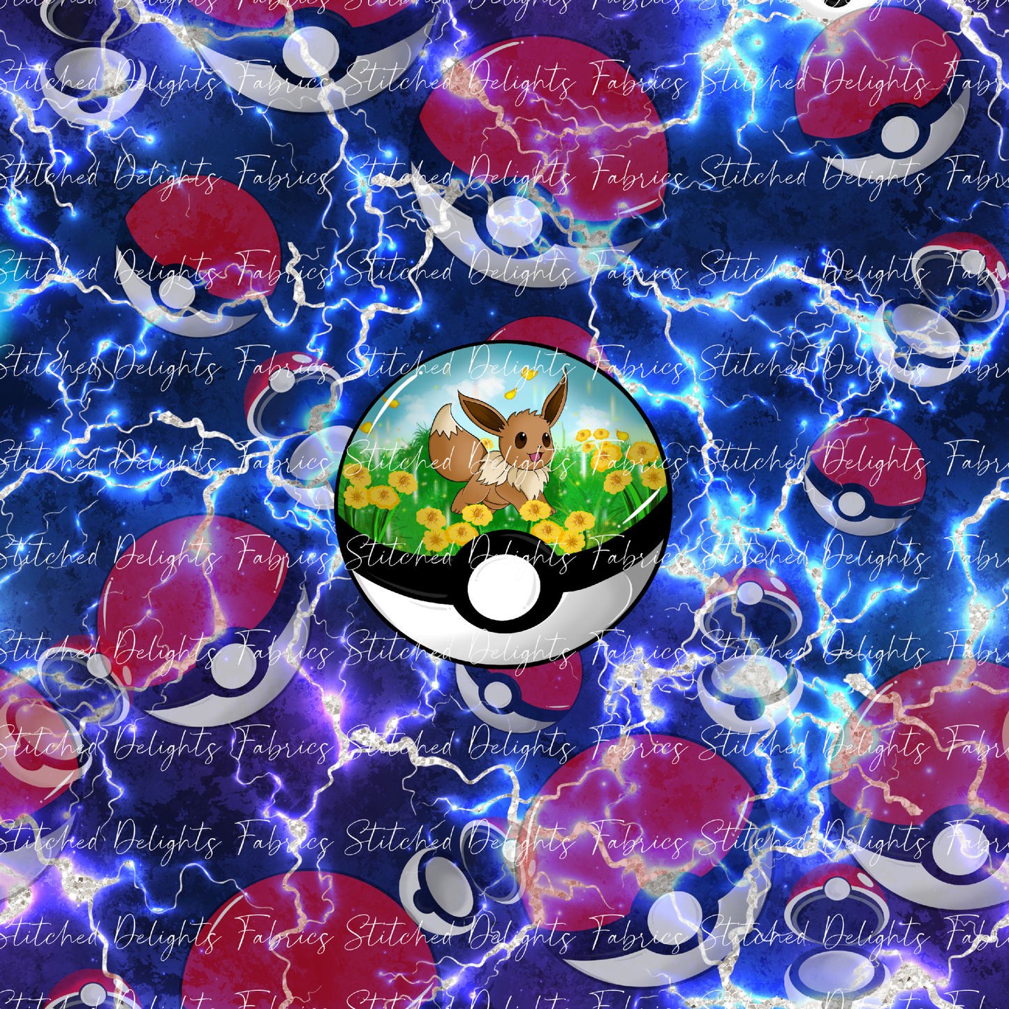 Poke Ball Habitats Eevee Lightning Panel