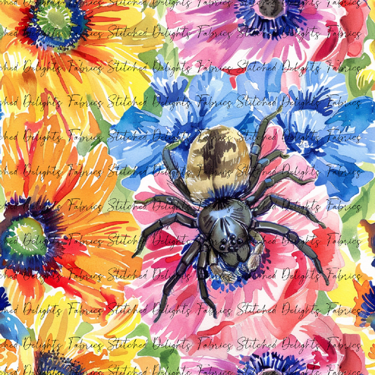 Floral Animals Spider 2