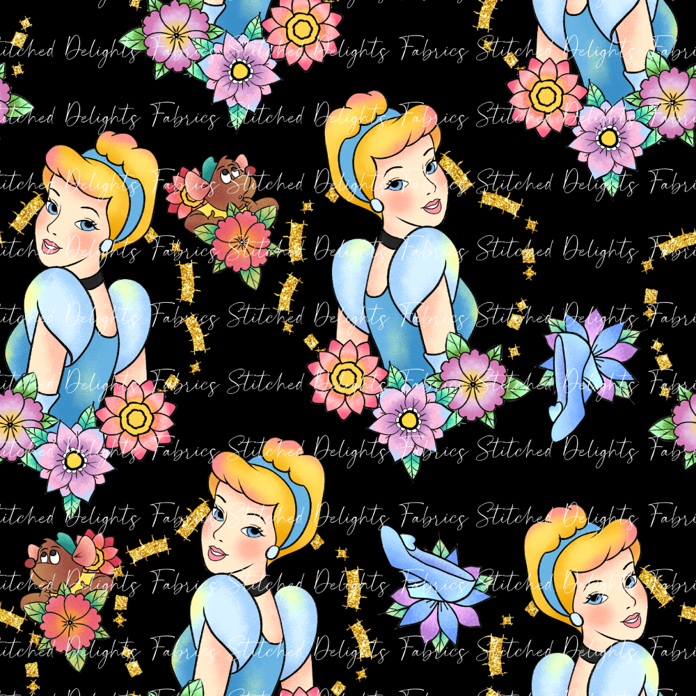 Princess Tattoos Cinderella Clear Vinyl