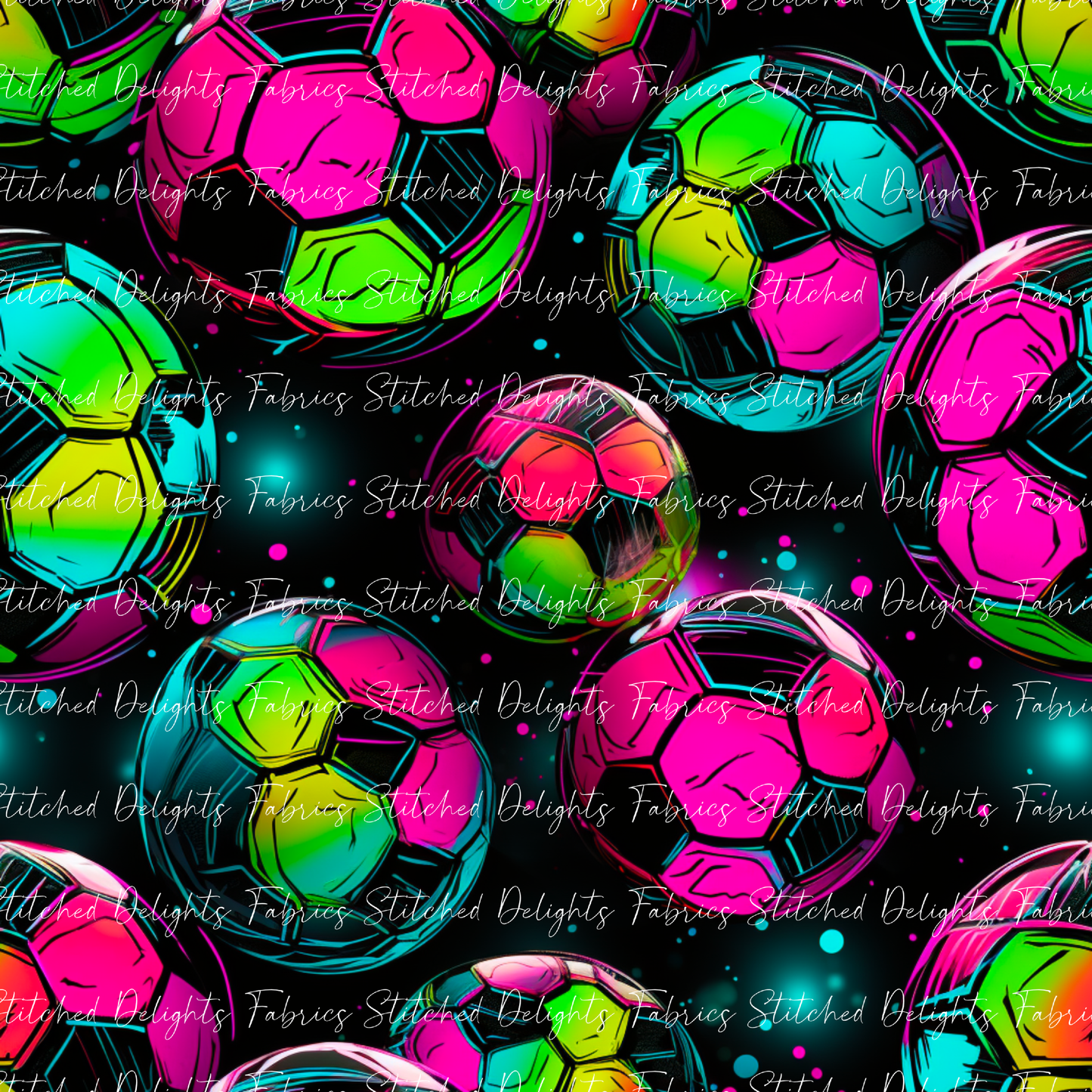 Neon Soccer Balls