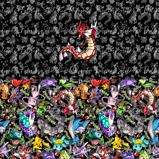 Playing Poke Gyarados Black Undie Panel