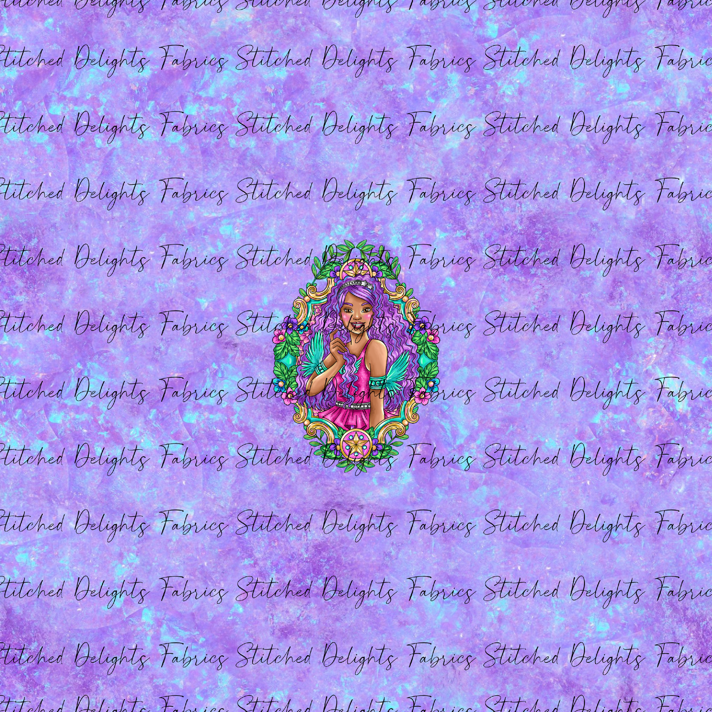 Barbie's Magical Touch Brooklyn Barbie Purple Haze Panel