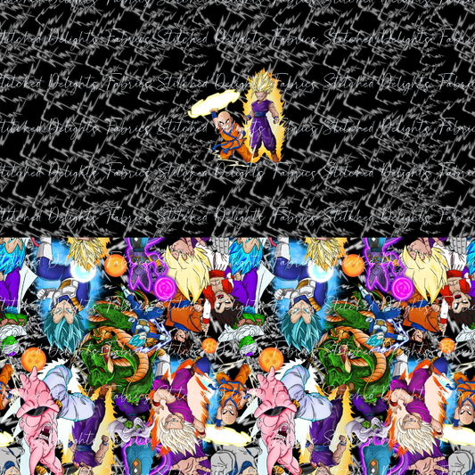 Dragonball Z Krillin & Goku Black Lightning Undie Panels