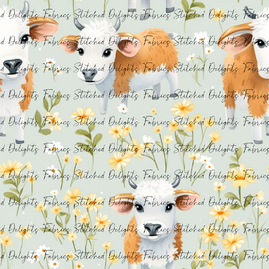 Watercolour Cows