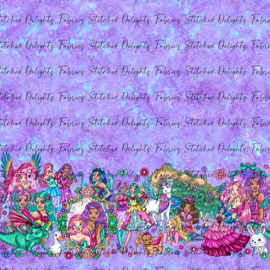 Barbie's Magical Touch Border Blue Gem