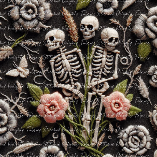 Skelly Embroidery 3