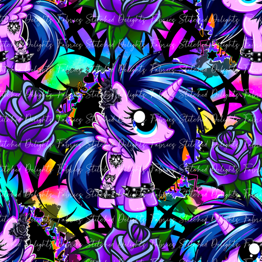 Punk Pony with Roses