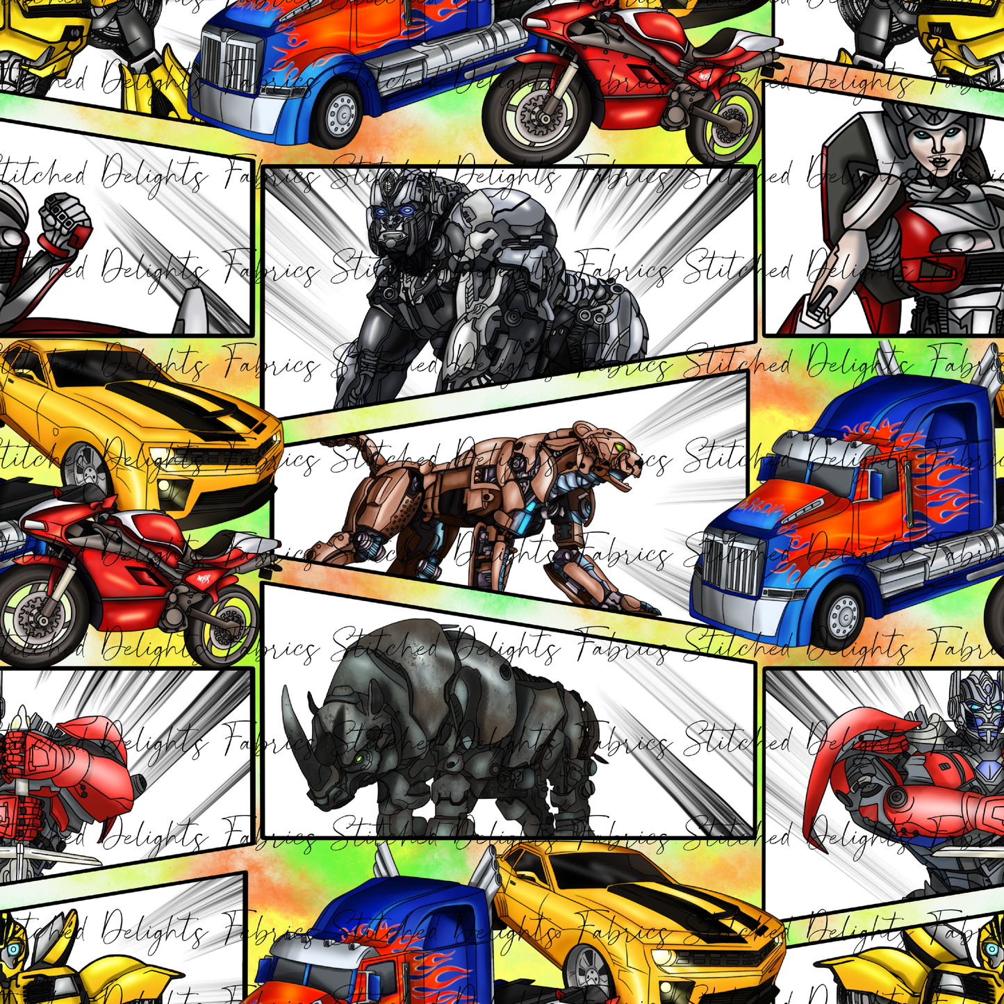 Transformers Maximals Comic Yellow & Green