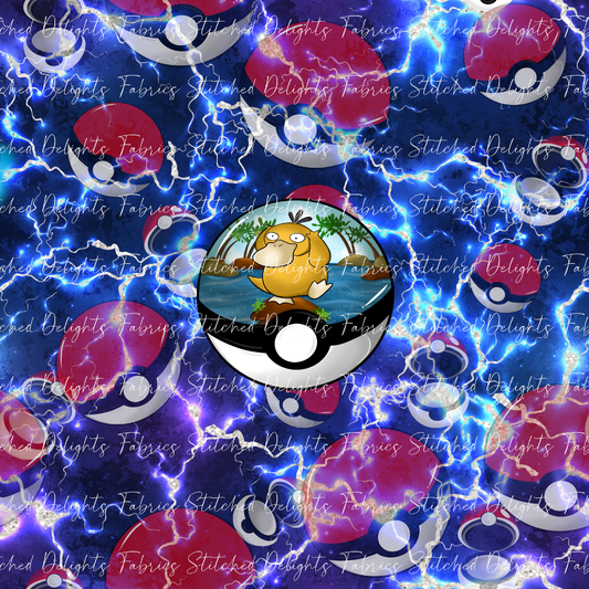 Poke Balls Habitats Psyduck Lightning Panel
