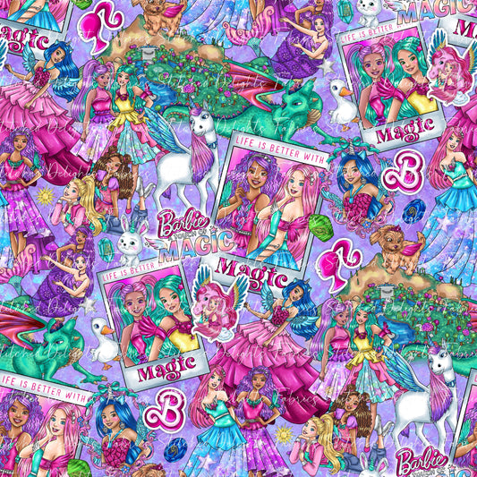 Barbie's Magical Touch Polaroids Purple Haze