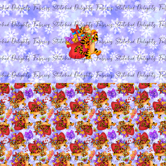 Pooh's Winter Wonderland Tigger Purple Undie Panels