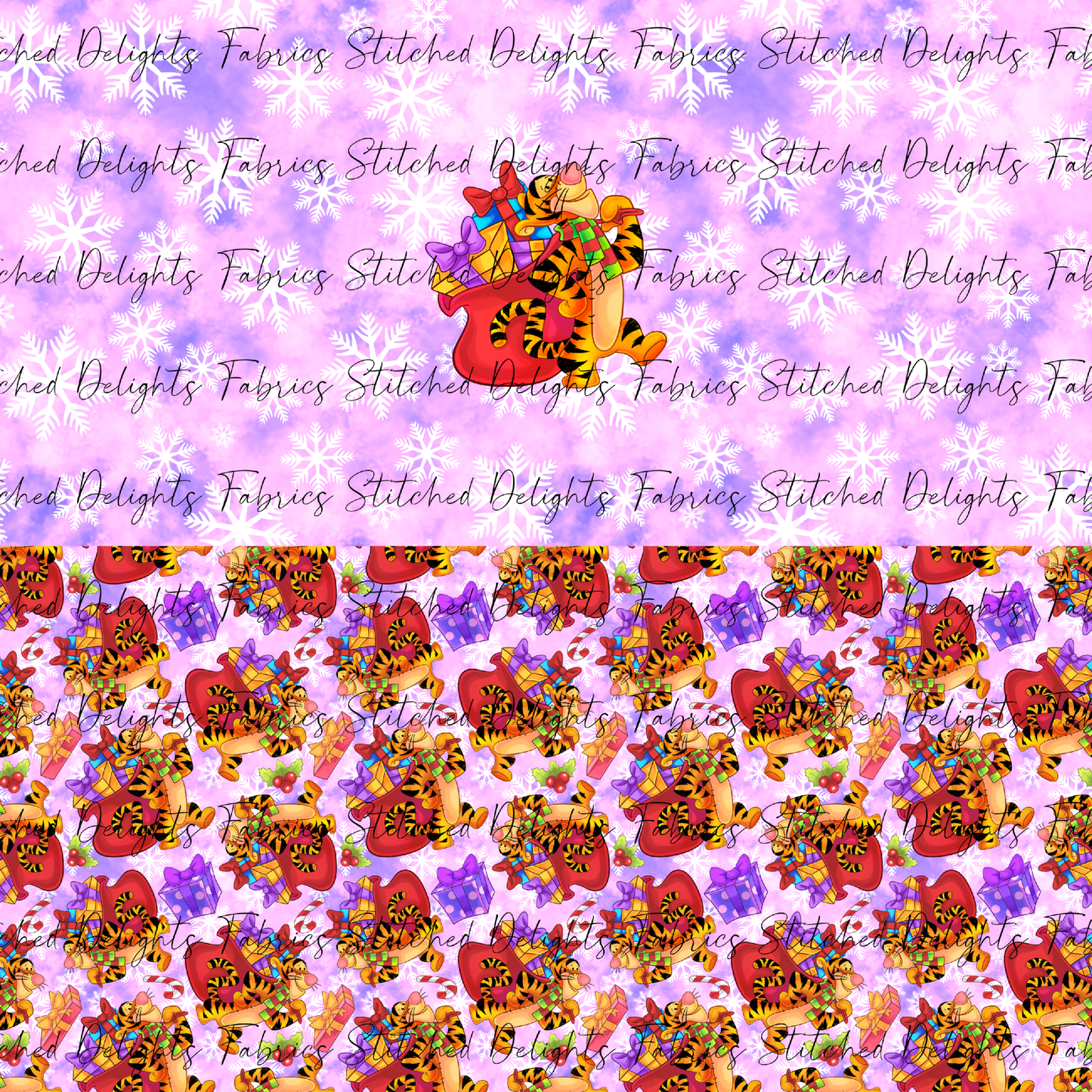 Pooh's Winter Wonderland Tigger Pink Undie Panels