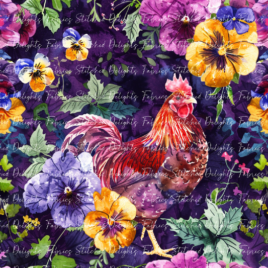 Floral Animals Chicken