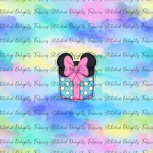 Mouse Gifts Rainbow Clouds Minnie Panel