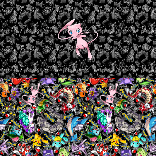 Playing Poke Mew Black Undie Panel