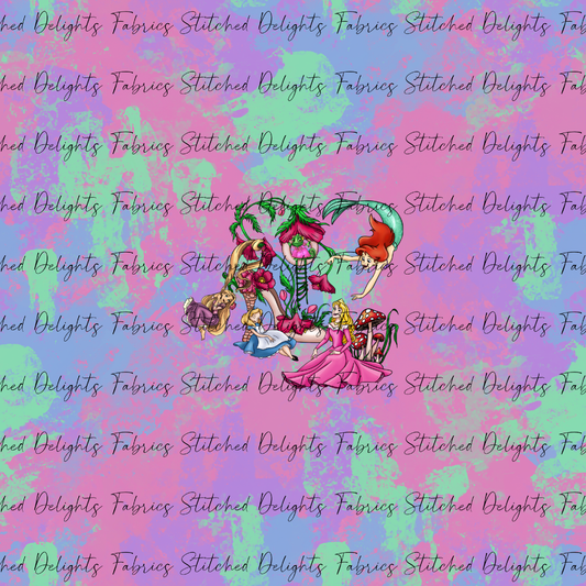 Princess Heels Light Paint Splats Group Panel