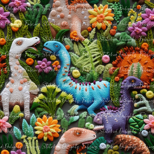 Dinos Embroidery