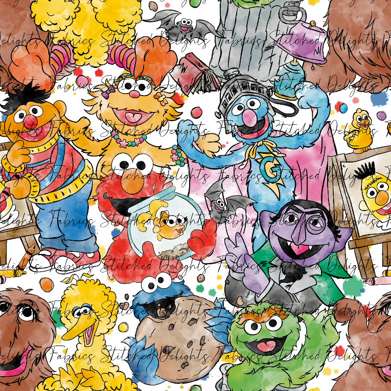 Monsters Of Sesame St Clear Vinyl