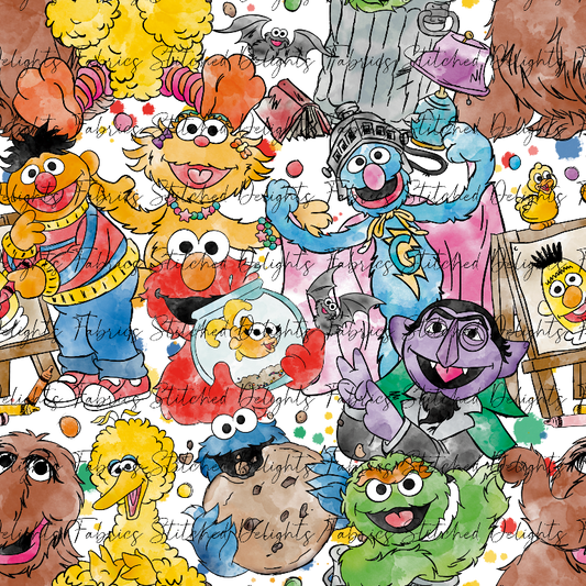 Monsters Of Sesame St Clear Vinyl