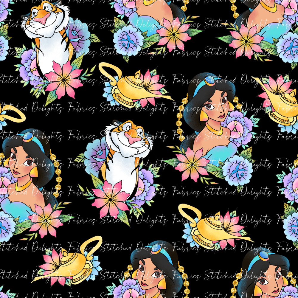 Princess Tattoos Jasmine Clear Vinyl