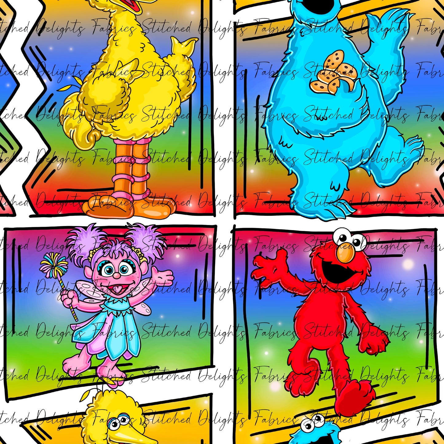 Monsters on the Street Rainbow Comic