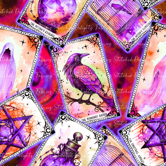 Tarot Cards Red & Purple