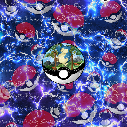 Poke Balls Habitats Snorlax Lightning Panel