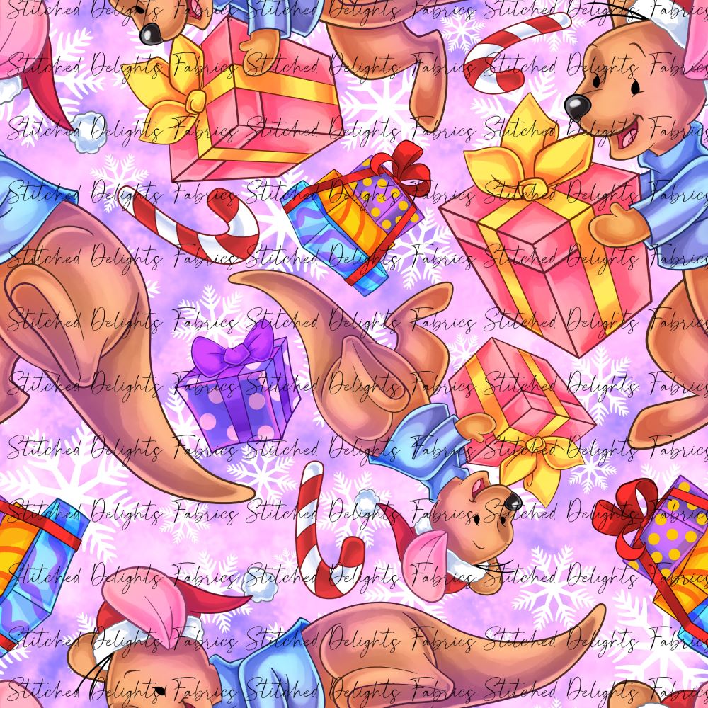 Pooh's Winter Wonderland Roo Pink
